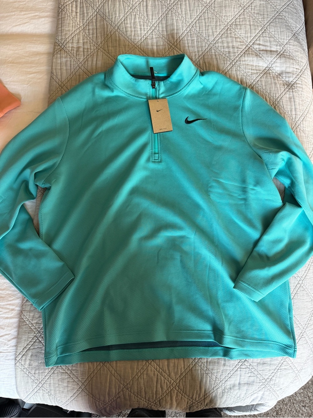 Nike Men’s Aqua Zip-Up Performance Pullover